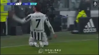 Ювентум 2-0 Верона первый гол Влахович за Ювентус