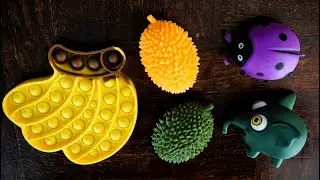Play Fast & slow DIY pop it, stress animals fidget training toys