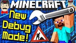 Minecraft New DEBUG MODE! Get Inside Minecraft!