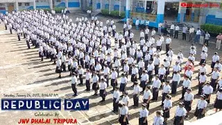Republic Day Celebration 💂JNV Dhalai Tripura 💃 Remedial Time