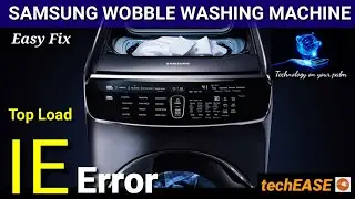 How to solve IE error code in Samsung Wobble washing machine. Quick troubleshooting