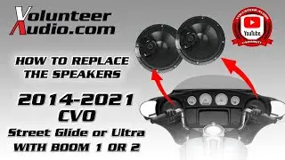 How to Replace Fairing Speakers on a 2014-2021 Harley CVO Street Glide or Ultra with Boom 1 or 2