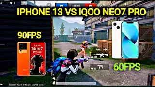 IPHONE 13 VS IQOO NEO 7 PRO 60FPS VS 90FPS 1v1 ROOM M416