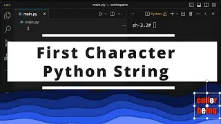How to get First Character in Python String?