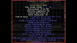Creando CTA Para mi paladin hammer D2R