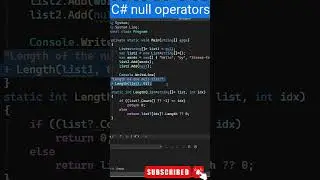 Null operators: how to check null value