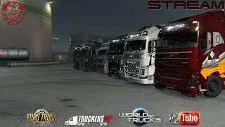 STREAM ( LIVE ) Едем с Берлина в Санкт-Петербург в игре Euro Truck Simulator 2