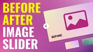 Build Simplest Before After Image Slider Gallery (Two Examples)