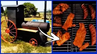 Making Grill & Smoker from scrap yard finds