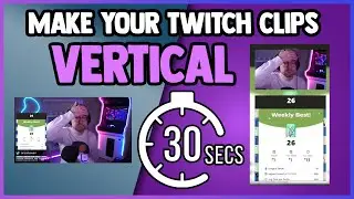 Turn your Twitch Clips into Tiktoks & Shorts | NO Editing Software!