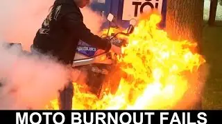 Funny Motorcycle Burnout Fail (Burnout Fails) - DDOF