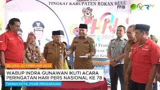 WABUP ROHUL IKUTI ACARA PERINGATAN HARI PERS NASIONAL KE-78 TAHUN