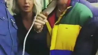 Элджей/С фанатами после Премии/С тарелочкой и девочкой))))