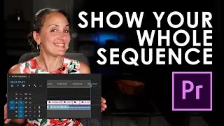 SHOW ENTIRE SEQUENCE PREMIERE - Center Whole Timeline Premiere - Best Keyboard Shortcuts Premiere