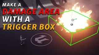 How To Make A Damage Area With a Trigger Box In Unreal Engine 5 With Blueprints