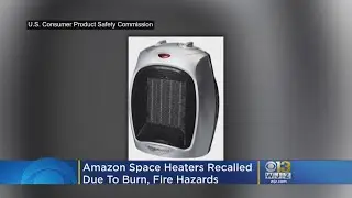 Amazon Space Heaters Recalled For Burn, Fire Hazards