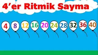 4 er 4 er Ritmik Sayma | 40 a Kadar Dörder Ritmik Sayma