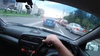 Прохват, шашки по городу Subaru Legacy B4