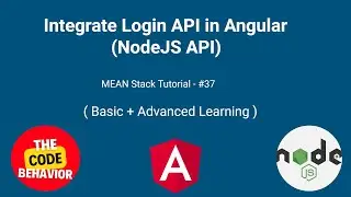 Login API Integration in Angular  | MEAN Stack tutorial #37