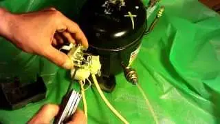 How to wire a fridge compressor