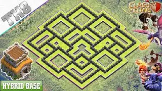 NEW BEST! Town Hall 8 (TH8) Hybrid Base 2020 | TH8 Base with COPY LINK - Clash of Clans