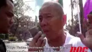 Fr. Robert Reyes interview - Hunger Strike