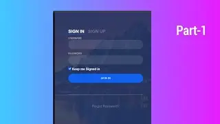 LogIn form design using HTML and CSS with animation Part-1