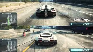 NFS Most Wanted 2 Bugatti Veyron vs Koenigsegg Agera