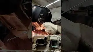 Сварка окисленных участков ГБЦ от ГАЗели.