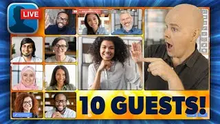 10 Guests in Interview Mode in the new Ecamm Live Beta!
