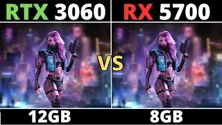 RTX 3060 VS RX 5700 - BENCHMARK TEST IN 2023