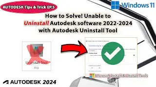 How to Solve! Unable to uninstall Autodesk software 2022-2025 with Autodesk Uninstall Tools