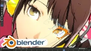 2D Grease Pencil Animation Speedart (Blender 2.8)