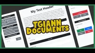 Fivem TGIANN Documents - Create document in-game