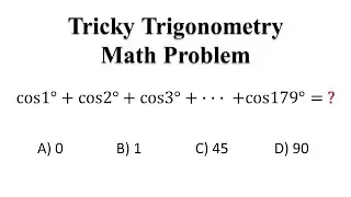 How to find the sum of this series? | Tricky Trigonometry Math Problem