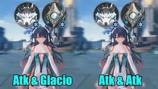 How Much Difference Between Atk & Glacio Vs Atk & Atk Echo For Zhezhi?