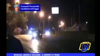 Spaccio, usura e violenze, 14 arresti a Troia