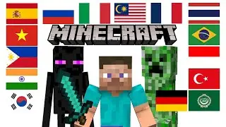 Minecraft in different languages meme