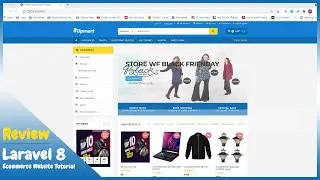 Laravel 8 Ecommerce Website Tutorial |  