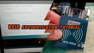 RFID authentication tutorial.