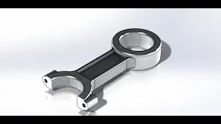 SolidWorks 2018 Tutorial: How to Model a Piston Rod from Scratch!