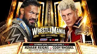 Roman Reigns Vs Cody Rhodes WWE Wrestlemania 39 Trailer | Mr WWE Fan |