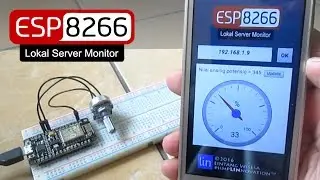 ESP8266 Web Server Data Monitor NodeMCU & Its Android App 