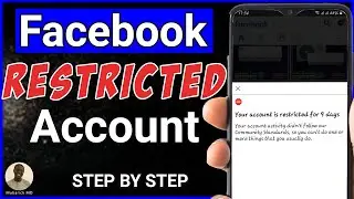 Facebook Account Restricted Problem Solve 2023 || Facebook Account Restricted
