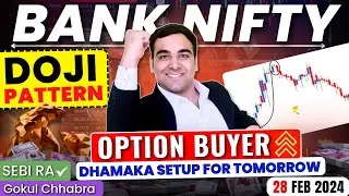 Doji Candle in Bank NIFTY🤯 कल Market मे Dhamaka Setup काम करेगा 🔥 Market Analysis 28 Feb
