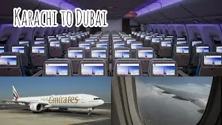 Karachi to Dubai | Emirates Economy | Window Seat View