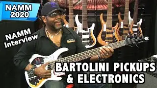 Bartolini Pickups & Electronics Booth talk - Bass guitar demos NAMM 2020
