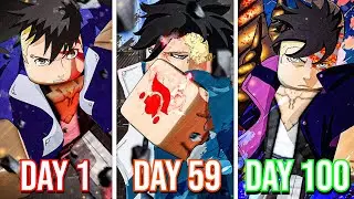 Spending 100 Days as KAWAKI in Shindo Life.. - Roblox