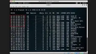 WiFi Scanning [using Kali]