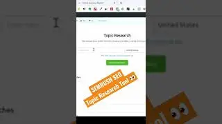 Semrush Topic Research Tool - SEO Topic Research in 1 click! 👀